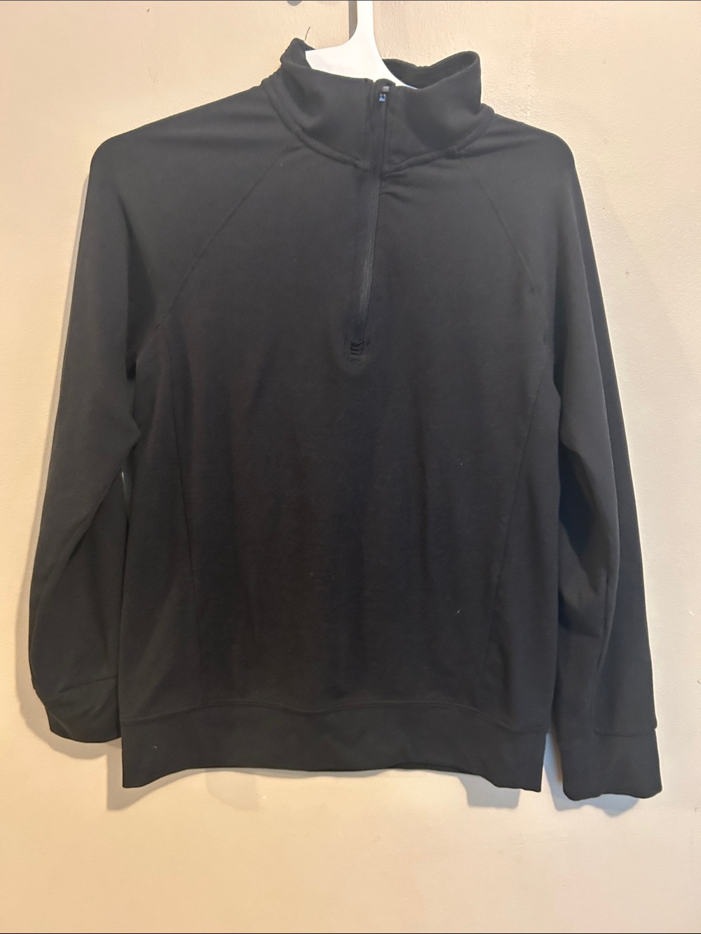 90 Degree By Reflex Black Half-Zip Performance Sweater